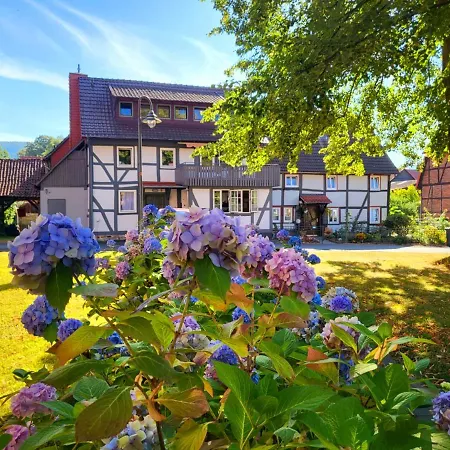 Gaestehaus Am Weser-Radweg Munden  Exterior photo